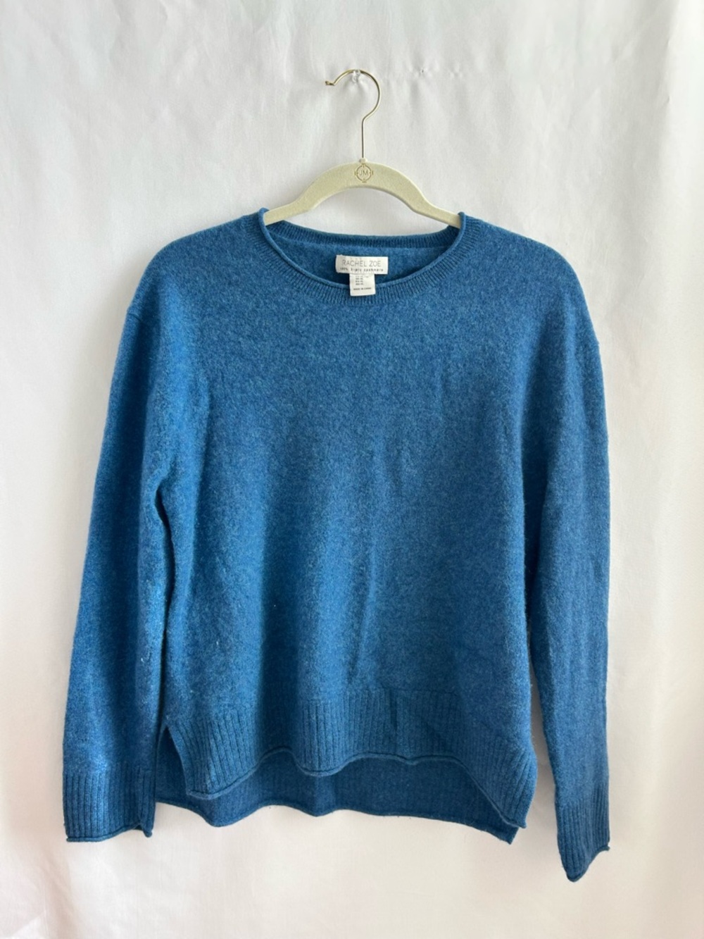 Rachel Zoe 100% Cashmere Crewneck Pullover Sweater - Picture 3 of 6